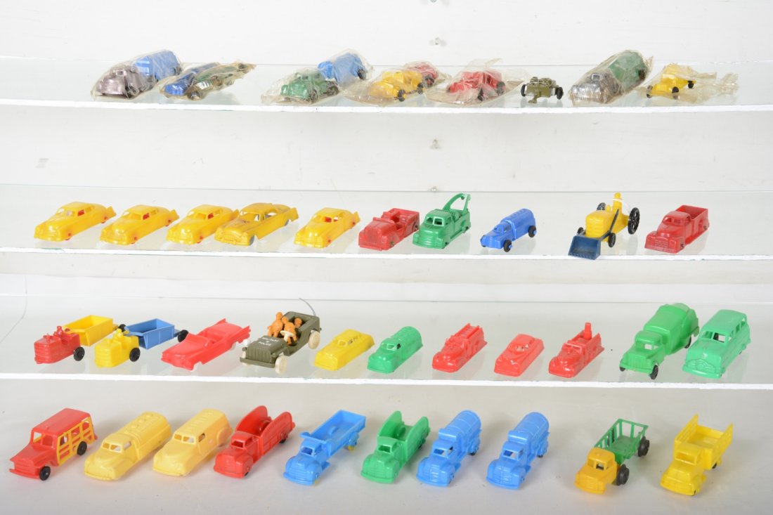 Large Lot Vintage Hard Plastic Vehicles (1 of 2)