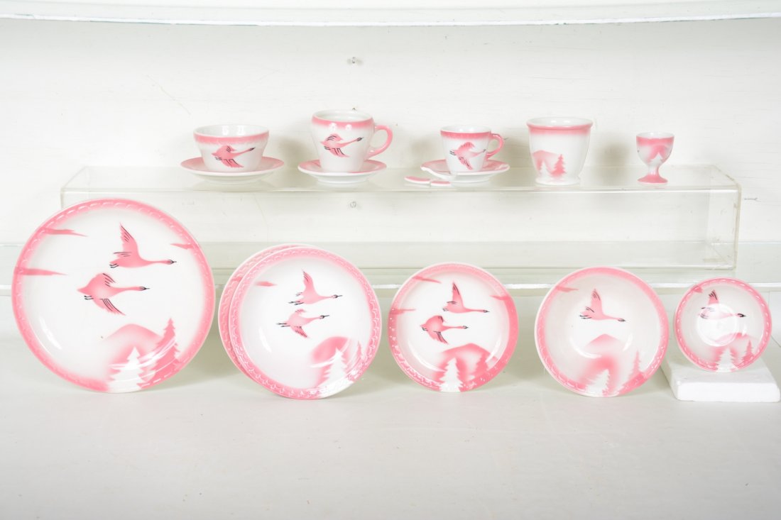 Milwaukee Road Traveler Railroad China Dinnerware