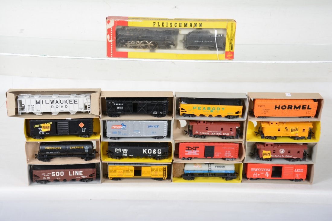 Fleischmann & AHM HO Steam Freight Set (1 of 1)