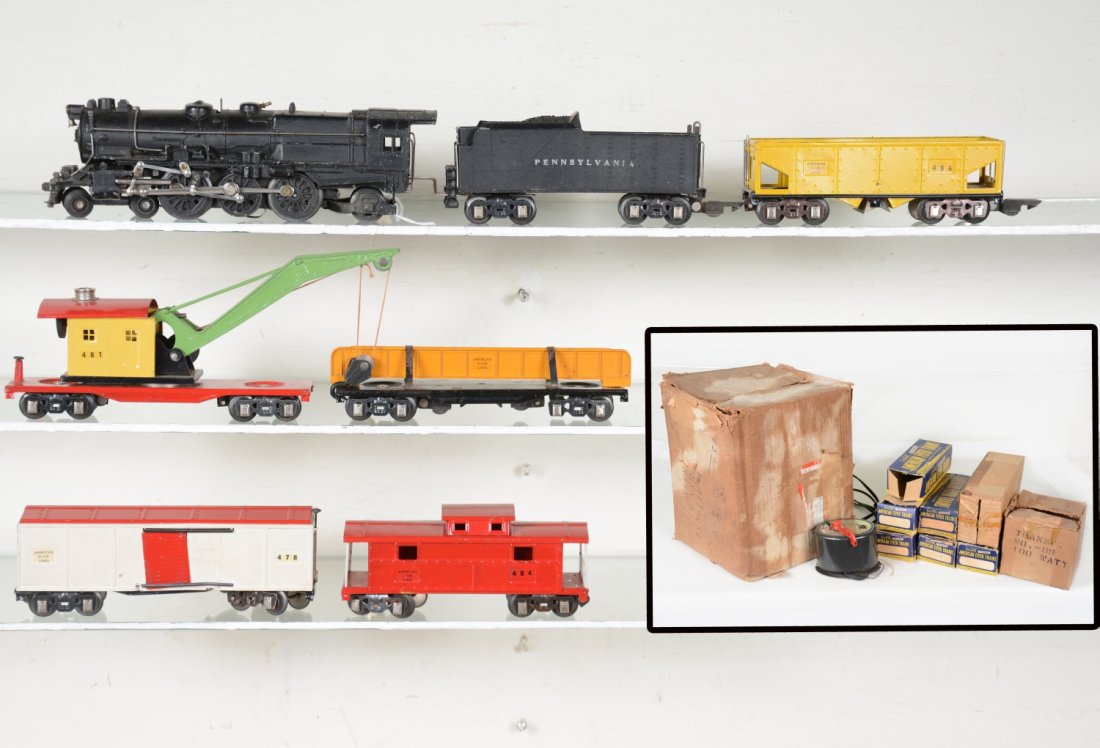 Boxed American Flyer 3/16 O Set 4114 (1 of 6)