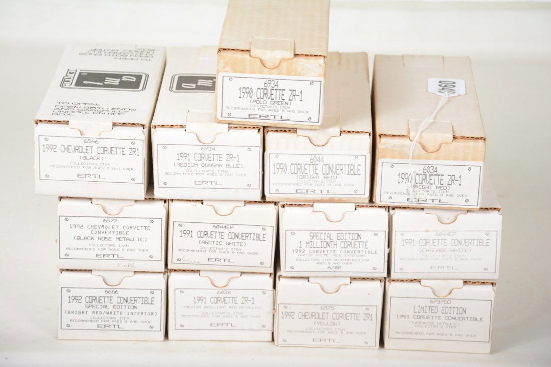 13 Different AMT Corvette Promo Cars (1 of 1)