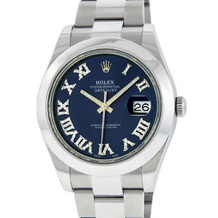 Rolex Stainless Steel DateJust Men's Watch: One Mens Rolex Datejust 2 Polished With Shiny Finish, Serviced & Electronically Tested, Stainless Steel Case:41mm, Stainless Steel Crown, Bezel: Stainless Steel Smooth Bezel, . Crystal: Synthetic Sapp
