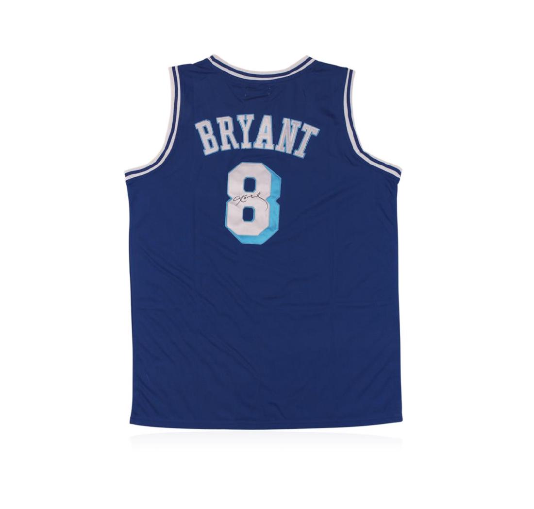 kobe bryant blue lakers jersey