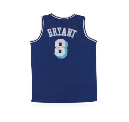 Los Angeles Lakers 8 Kobe Bryant Blue Throwback Jan 14 2018 Federal Assets Auctioneers In Ca