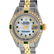 Rolex Ladies 2T MOP Sapphire String Diamond And Emerald