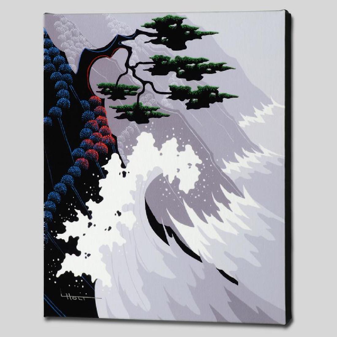 Tsunami by Holt, Larissa: Larissa Holt, a student of distinguished artist Eyvind Earle(1916-2000), uses bold colors and breathtaking scenery to create images of Nature in her own unique style. "Tsunami" is a limited edition gi