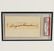 Dwight D. Eisenhower Signed Cut Display PSA Certified - 2
