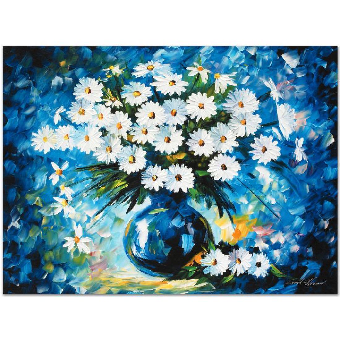 Radiance by Afremov, Leonid: Leonid Afremov's masterful use of color and texture make his paintings unique collectibles that are sure to brighten any wall. "Radiance" is a limited edition giclee on canvas. The piece is numbered a