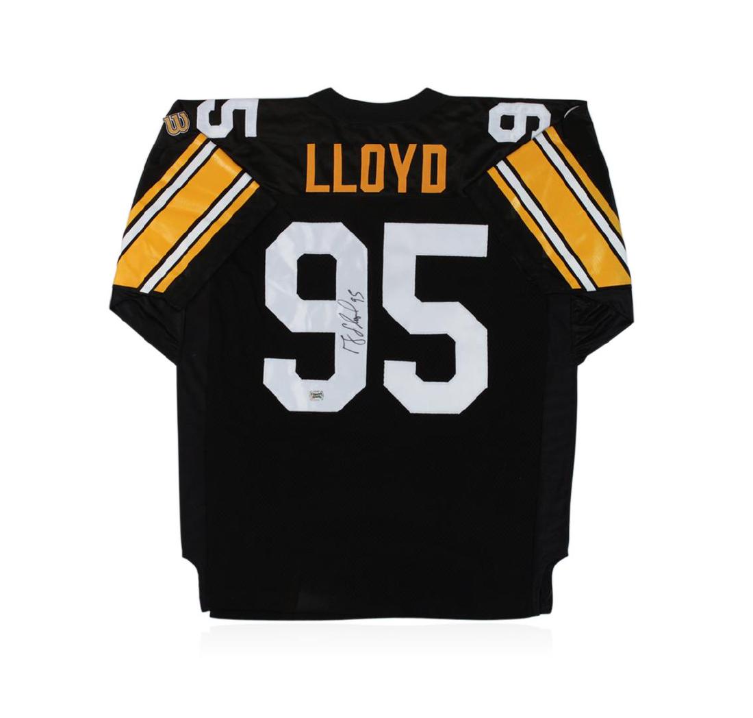Pittsburgh Steelers Greg Lloyd Autographed Jersey: Pittsburgh Steelers Greg Lloyd Autographed Jersey.