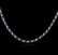 14KT White Gold 30.00 ctw Sapphire and Diamond Necklace