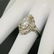 Art Deco 14k White Gold 0.85 ctw Diamond Large Open - 7