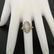 Art Deco 14k White Gold 0.85 ctw Diamond Large Open - 8