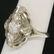 Art Deco 14k White Gold 0.85 ctw Diamond Large Open - 9