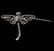 14KT White Gold 0.27 ctw Diamond, Onyx and Emerald - 2