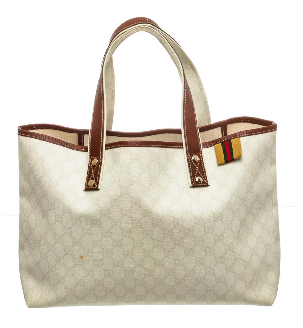 gucci canvas web tote