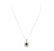 1.01 ctw Blue Sapphire And Diamond Pendant With Chain - - 2