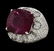 17.68 ctw Pink Tourmaline and Diamond Ring - 18KT White