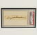 Dwight D. Eisenhower Signed Cut Display PSA Certified - 2