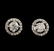 1.41 ctw Diamond Earrings - 14KT White Gold