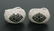 18k Solid White Gold 3.60 ctw White & Black Diamond