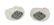 18k Solid White Gold 3.60 ctw White & Black Diamond - 5