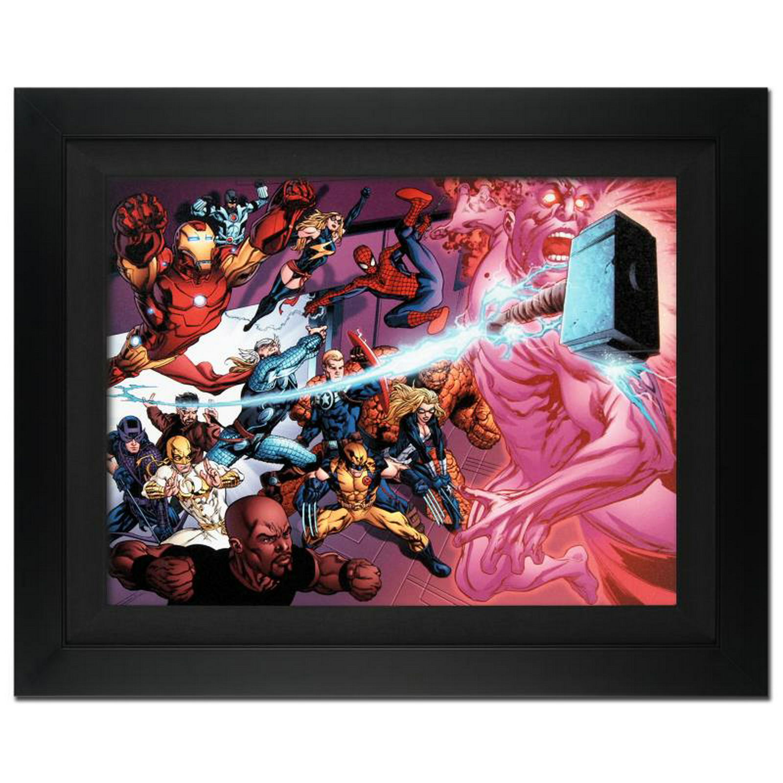 Avengers Academy #11 by Stan Lee - Marvel Comics: A piece of comic book history, this limited edition, from original art by Tom Raney, depicts an epic battle of Marvel characters. Tom Raney is an American comic book artist, known for illustrating tit