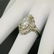 Art Deco 14k White Gold 0.85 ctw Diamond Large Open - 7