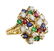 7.08 ctw Ruby, Emerald, Sapphire, and Diamond Ring -