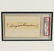 Dwight D. Eisenhower Signed Cut Display PSA Certified - 2