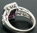 14k White Gold Filigree Ring w/ Large Emerald Cut Deep - 6