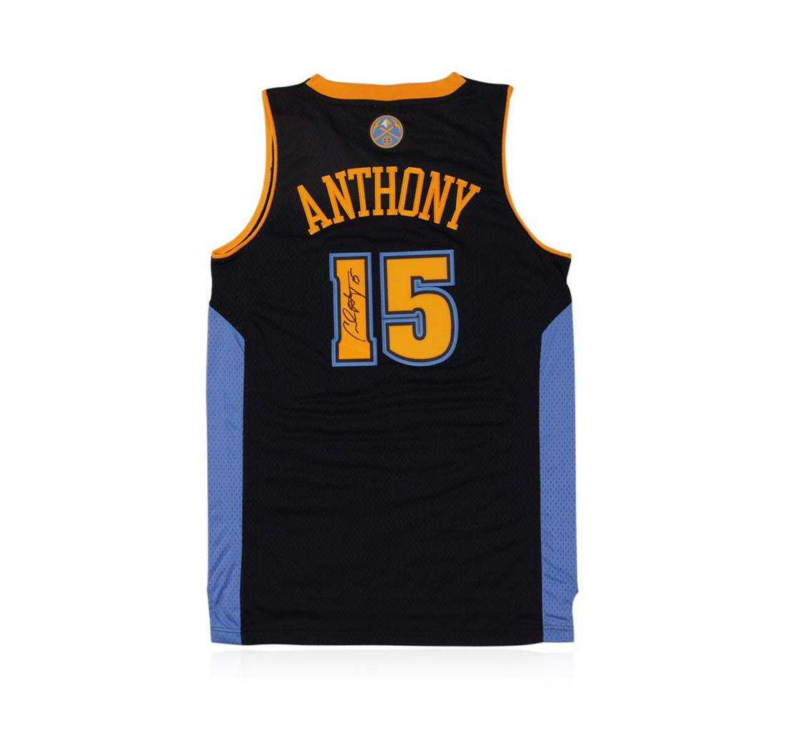 carmelo anthony signed jersey