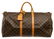 Louis Vuitton Monogram Canvas Leather Keepall 55 cm