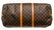 Louis Vuitton Monogram Canvas Leather Keepall 55 cm - 3