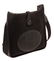 Hermes Black Canvas Leather Evelyne I PM Bag