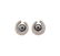 2.00 ctw Tahitian Pearl and Diamond Earrings - 14KT
