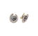 2.00 ctw Tahitian Pearl and Diamond Earrings - 14KT - 2