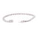 0.60 ctw Diamond Tennis Bracelet - 14KT White Gold - 3