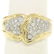 18K Yellow Gold 0.50 ctw F VS1 Pave Set Round Diamond