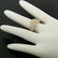 18K Yellow Gold 0.50 ctw F VS1 Pave Set Round Diamond - 3