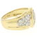 18K Yellow Gold 0.50 ctw F VS1 Pave Set Round Diamond - 6