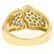 18K Yellow Gold 0.50 ctw F VS1 Pave Set Round Diamond - 8