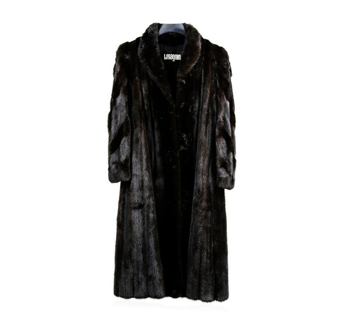 Ranch Milk Mink Coat: One Ranch Milk Mink Coat from iMagnum medium full length coat: 44" long. Price new retail: $7500