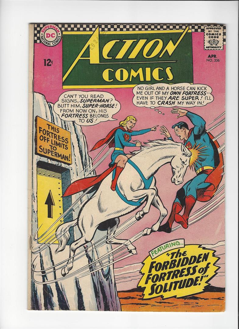 Action Comics Superman Issue # 336 by DC Comics: One ORIGINAL AND AUTHENTIC, Action Comics Superman Issue # 336 by DC Comics
