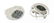 18k Solid White Gold 3.60 ctw White & Black Diamond - 6