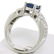 EGL 14k White Gold 2.78 Ctw Royal Blue Sapphire and - 7