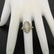 Art Deco 14k White Gold 0.85 ctw Diamond Large Open - 8