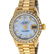 Rolex Ladies 18K Yellow Gold Mother Of Pearl Diamond - 2