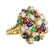 7.08 ctw Ruby, Emerald, Sapphire, and Diamond Ring -