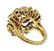 7.08 ctw Ruby, Emerald, Sapphire, and Diamond Ring - - 3