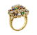 7.08 ctw Ruby, Emerald, Sapphire, and Diamond Ring - - 4